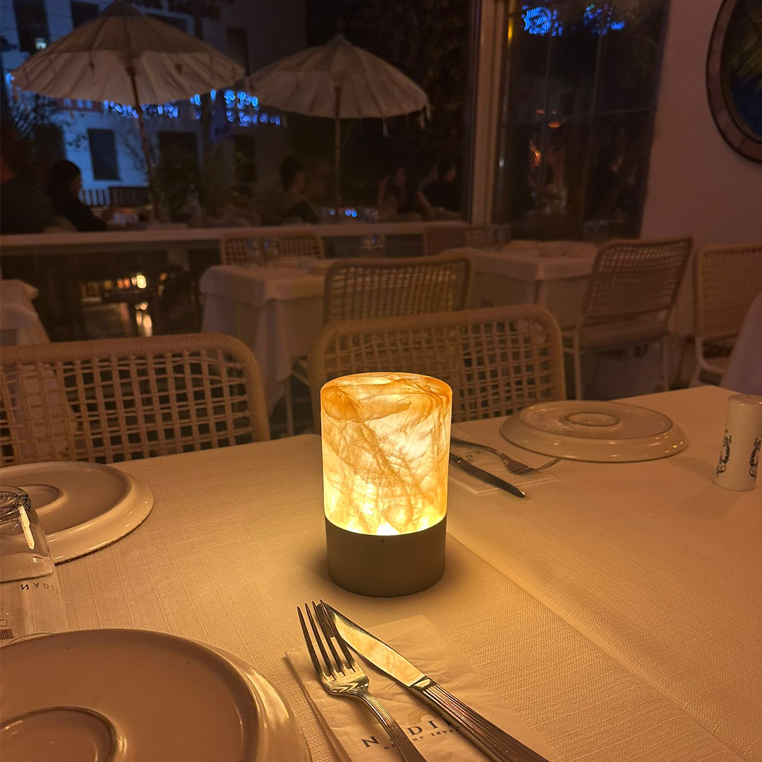 Marble Rechargeable Table Lamp