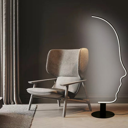 Face Modern Led Floor Lamp