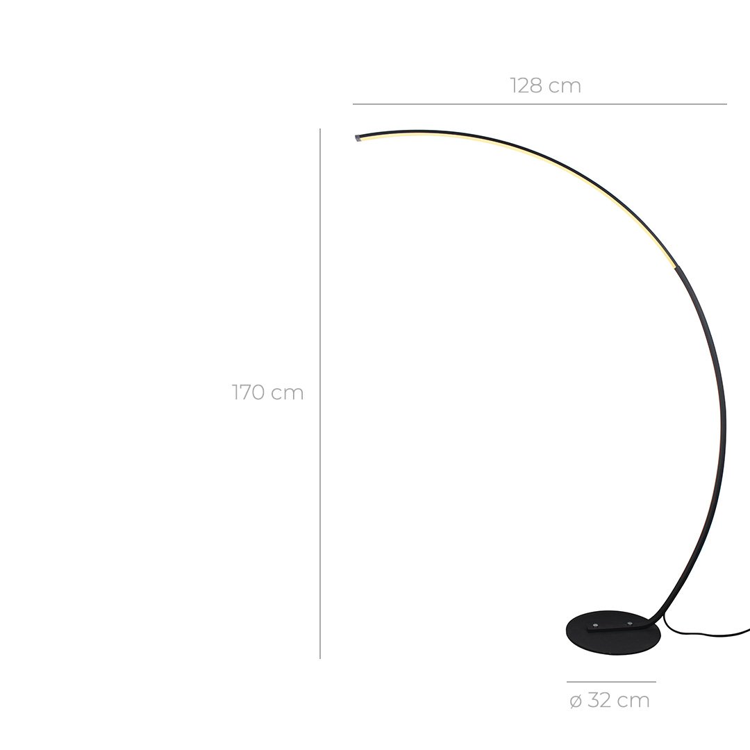 Ellipse Modern Led Floor Lamp