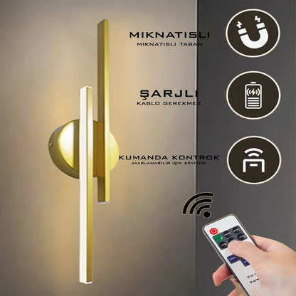 Pars Rechargeable Wall Lamp